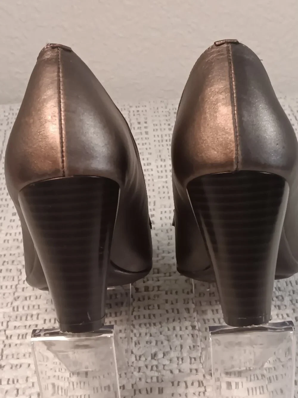 Eurosoft by Sofft 'Randi' Women's Leather Bronze Metallic Pumps sz 8 Medium